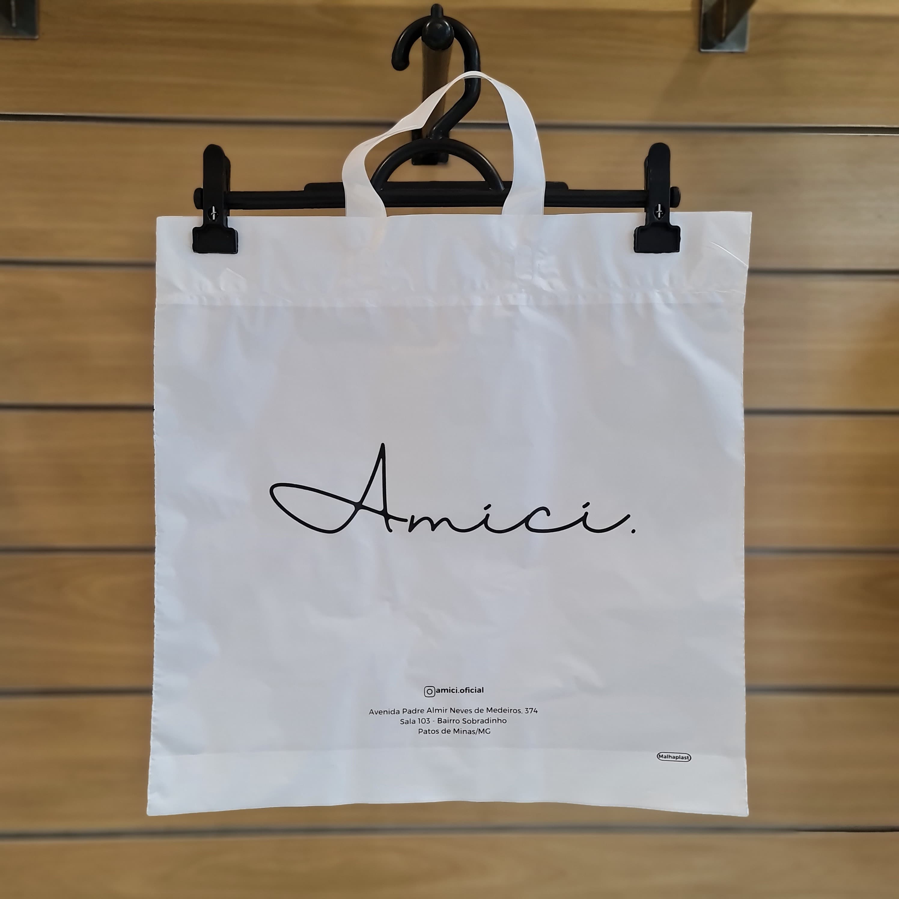 sacola alça fita personalizada