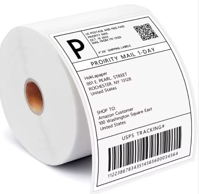 Etiqueta Térmica 10x15 Resma e Rolo Malhaplast