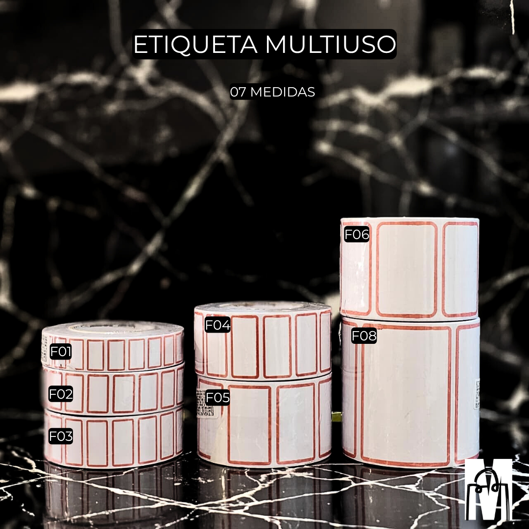 Etiqueta Manual Fitacrel Multiuso linh F
