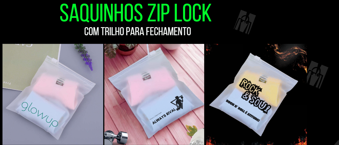 saquinho ziplock personalizado com a logomarca. Ideal para brindes e marketing .