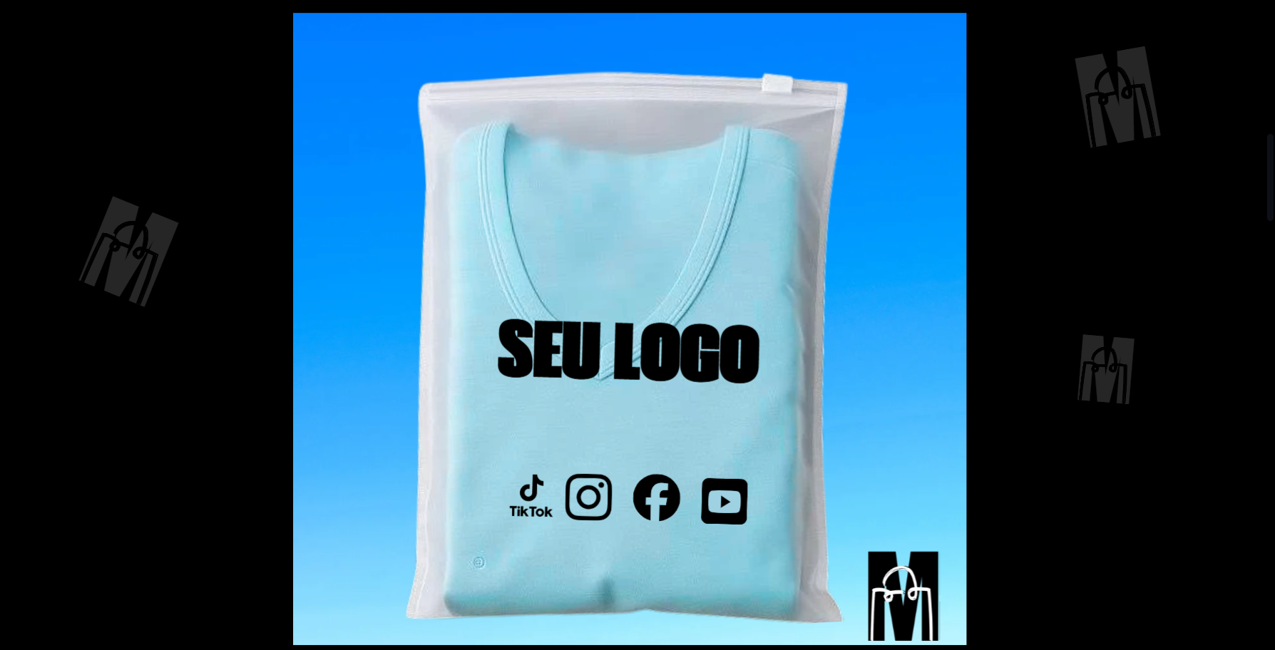 saco zip lock personalizado com a logomarca