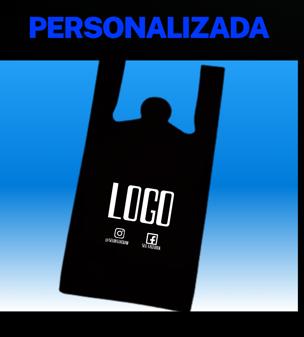 Exemplo de sacola alça camiseta personalizada com logotipo para marca de moda no Bom Retiro, impressão de alta qualidade.