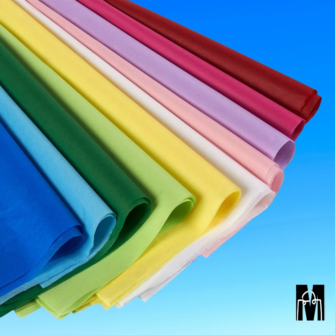 papel de seda 48x60 para embalagem de roupas e presentes no Bom Retiro São Paulo Malhaplast