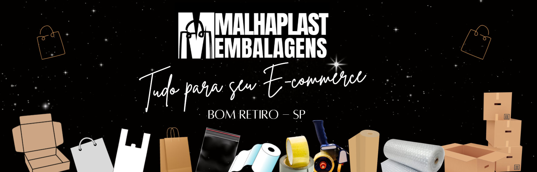 Malhaplast Embalagens para e-commerce . Aqui vc encontra diversons produtos para envio e empacotamento.