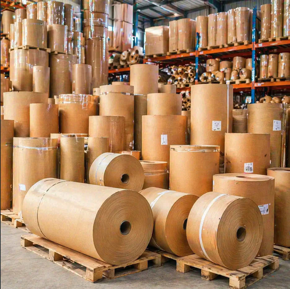 Estoque de bobina papel kraft e plotter em São Paulo